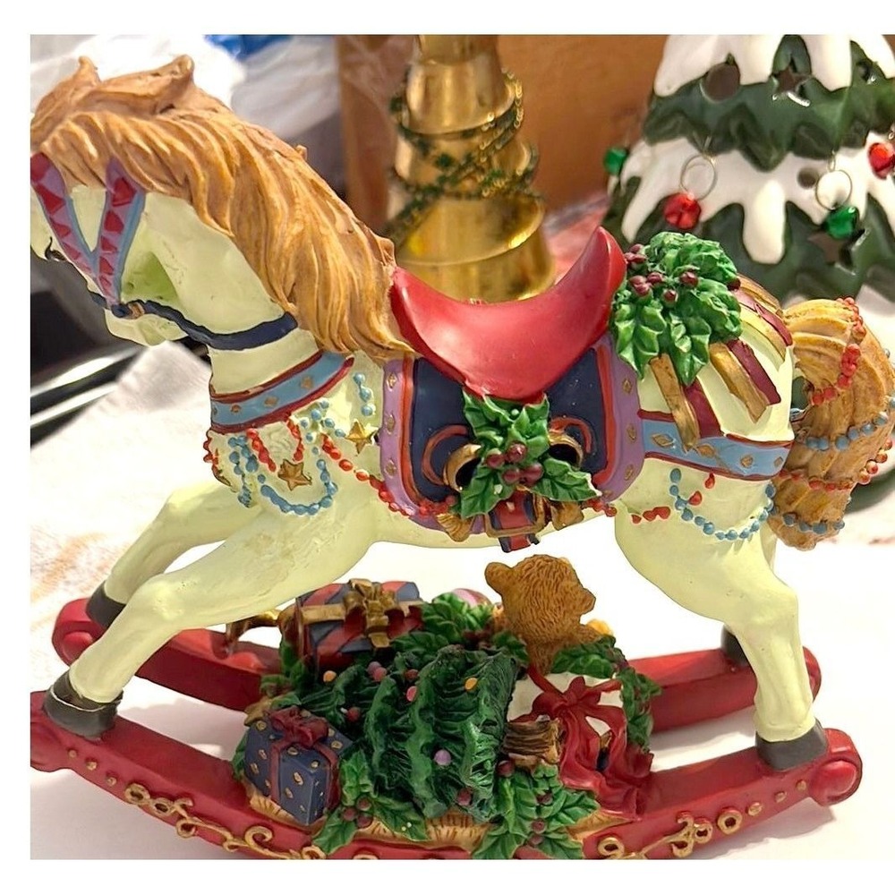 1998- ROCKING WIND UP HORSE - Picture 3 of 3